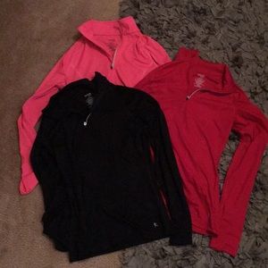 THREE Danskin Now Half-Zip Workout Jackets!!!